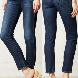 AG jeans high-rise stevie slim straight ankle